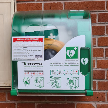 Défibrillateurs en service sur la commune