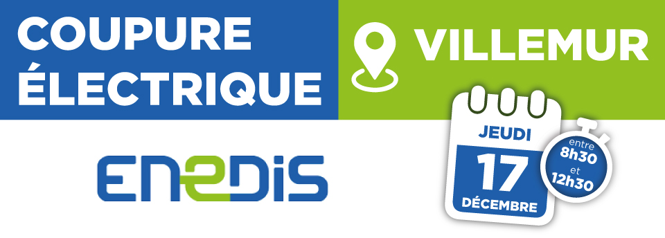 Coupure électrique 17/12/2020 – Villemur