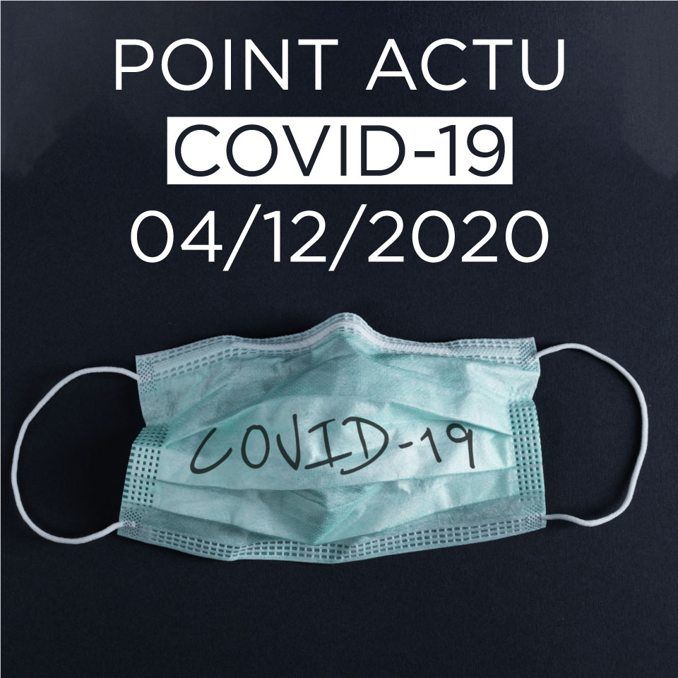Point actualité COVID 04/12/2020 – Commerces, activités sportives, soutien psychologique…