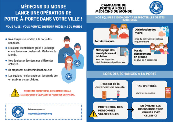 Campagne porte à porte Médecins du Monde
