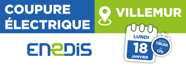 Coupure électrique 18/01/2021 – Villemur