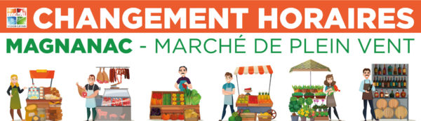 Changement des horaires du Marché de Magnanac