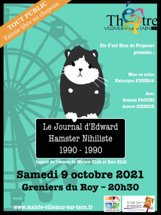 Un hamster aux Greniers du Roy ! Samedi 9 Octobre