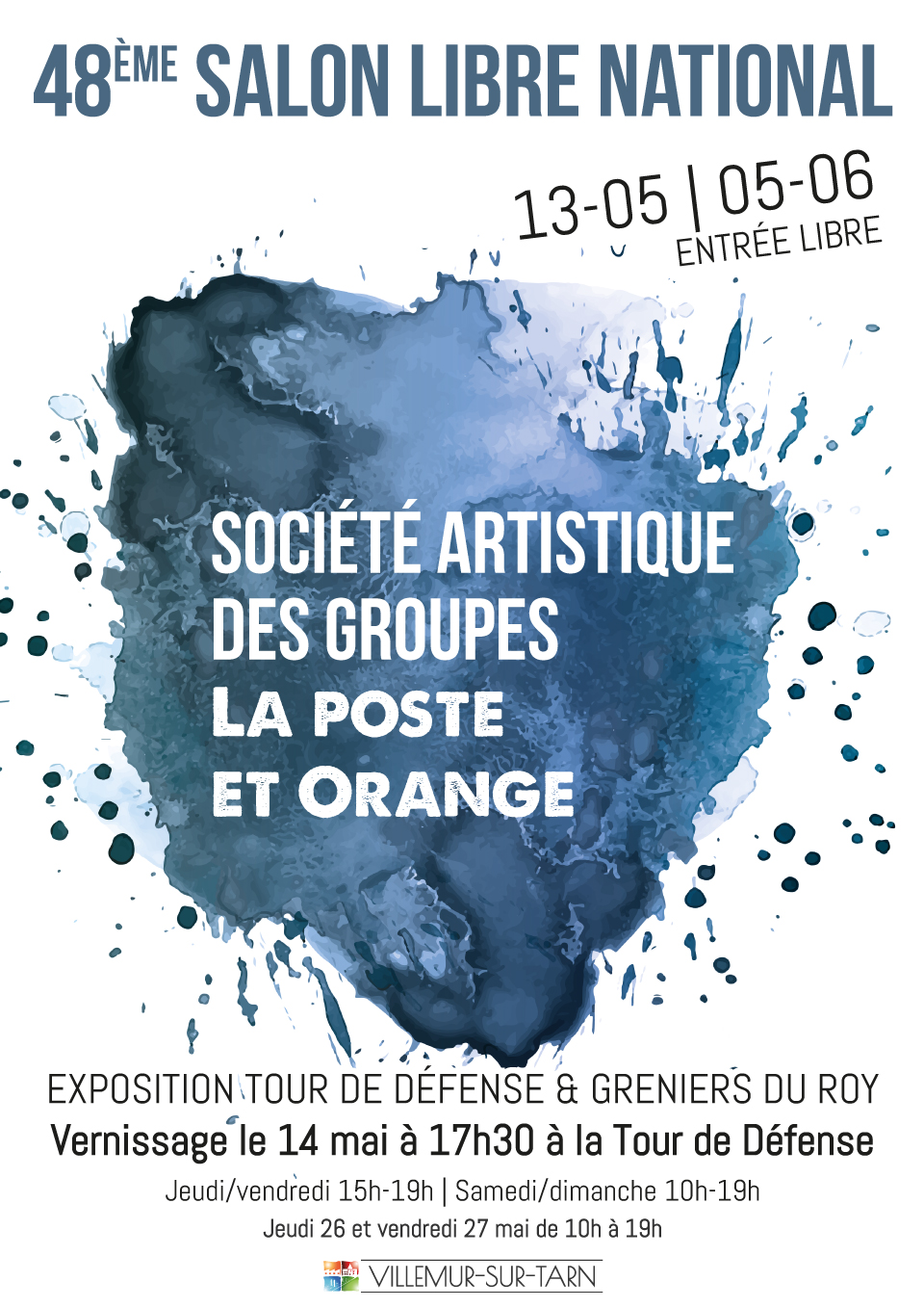 Les artistes de la « Société Artistique des Groupes La Poste et Orange » dévoilent leurs multiples talents au cœur de notre patrimoine
