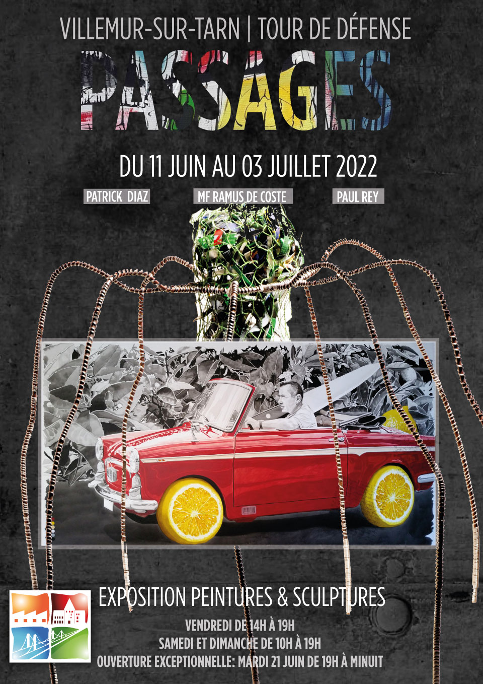Des « Passages »à emprunter… | du 11 juin au 3 juillet | la Tour de Défense