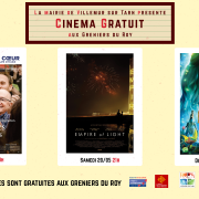 Programmation cinéma de mai