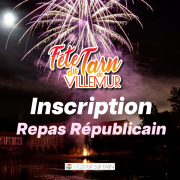 Inscrivez-vous au repas Républicain du jeudi 13 juillet 2023