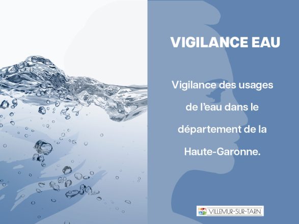 Le département de la Haute-Garonne est placé en “vigilance” en matière de ressources en eau