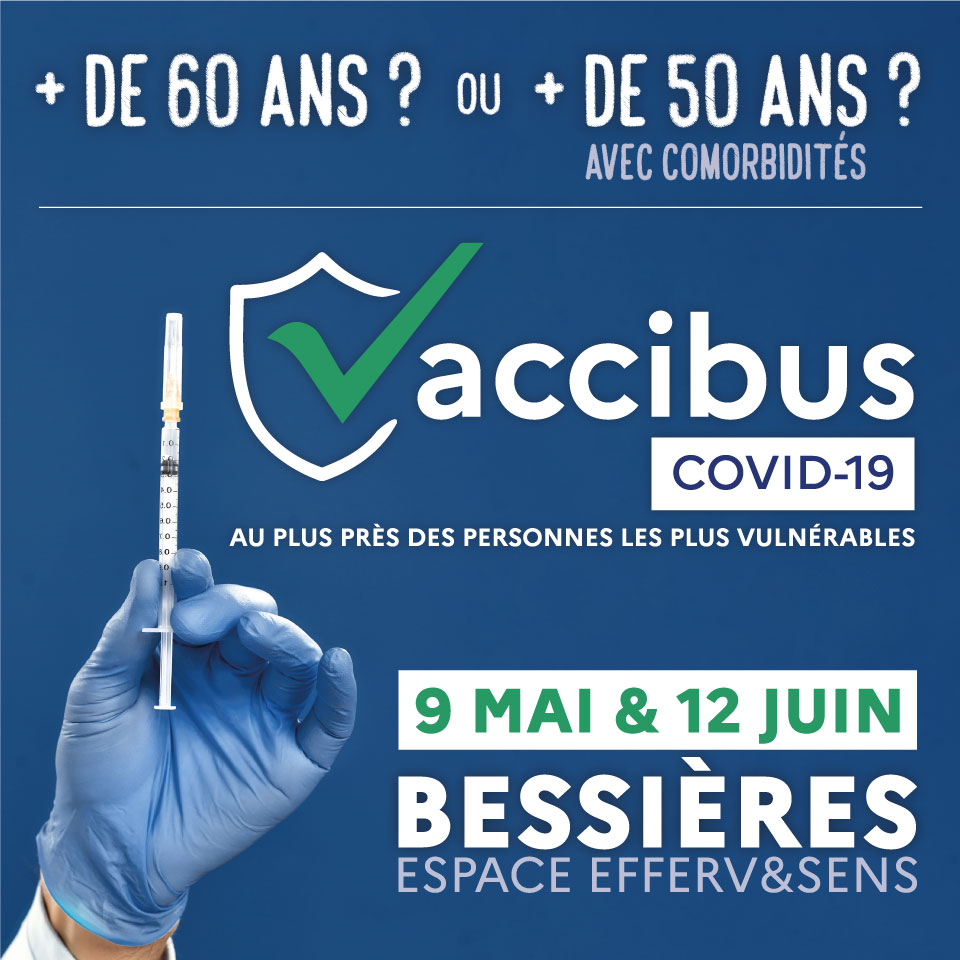 CAMPAGNE DE VACCINATION DÈS 60 ANS – VACCIBUS – 9 MAI à Bessières