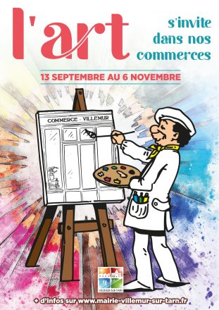 « L’art s’invite dans nos commerces » :  lancement de la 2ème édition !