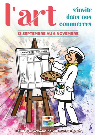 « L’art s’invite dans nos commerces » : lancement de la 2ème édition !