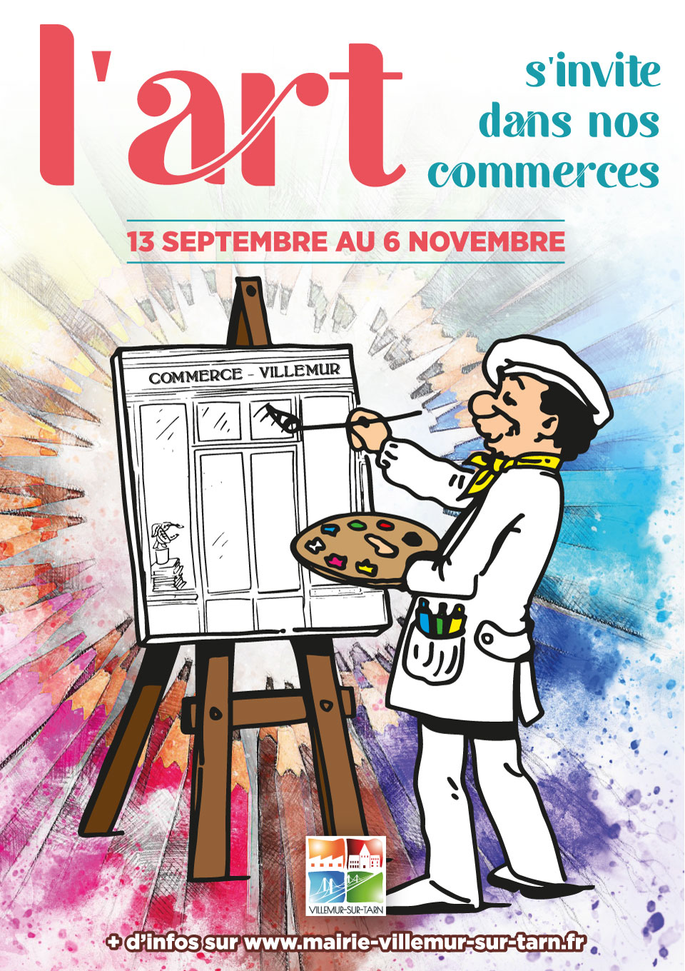 « L’art s’invite dans nos commerces » : lancement de la 2ème édition !