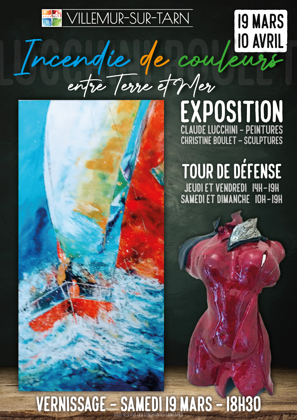 « Incendie de Couleurs entre Terre et Mer » à la Tour de Défense