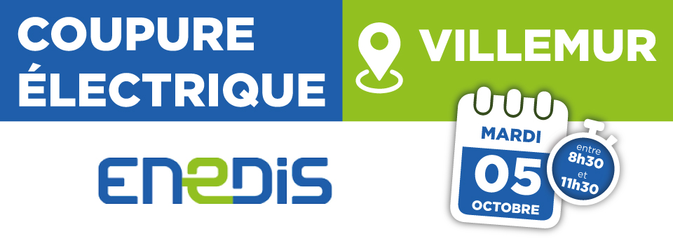 Coupure électrique 05/10/2021 – Villemur