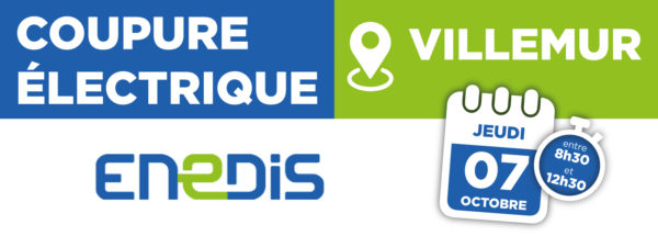 Coupure électrique 07/10/2021 – Villemur