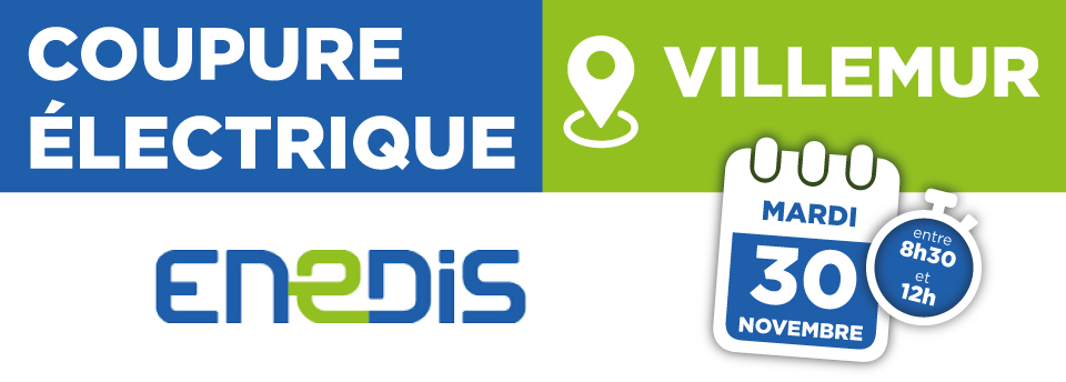 Coupure électrique 30/11/2021 – Villemur