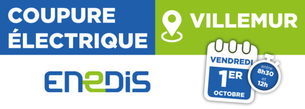 Coupure électrique 01/10/2021 – Villemur