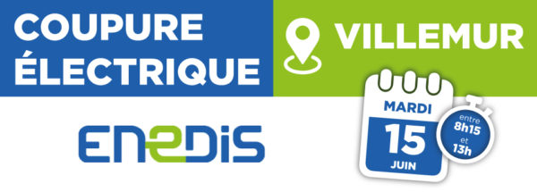 Coupure électrique 15/06/2021 – Villemur